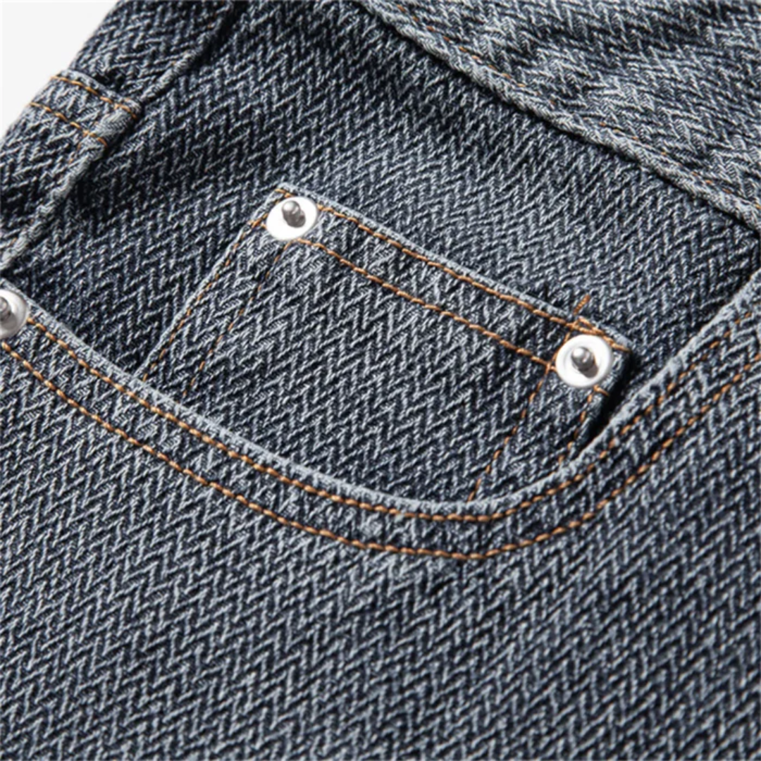 Herren Retro-Jeansshorts