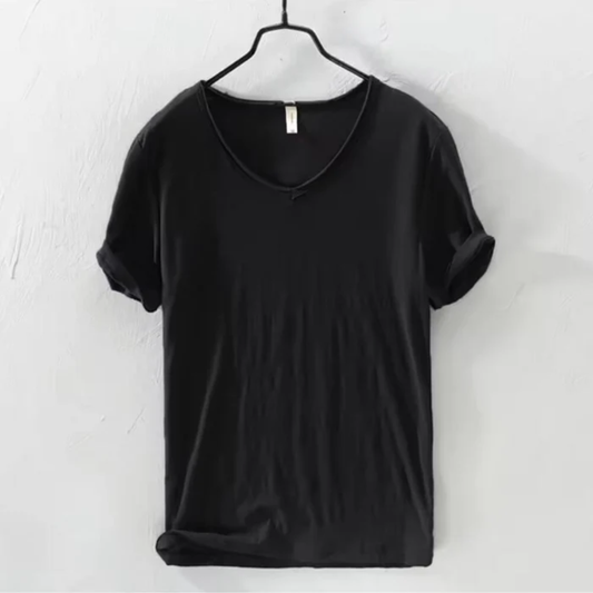 Herren Slim-Fit V-Ausschnitt T-Shirt