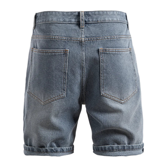Herren Retro-Jeansshorts