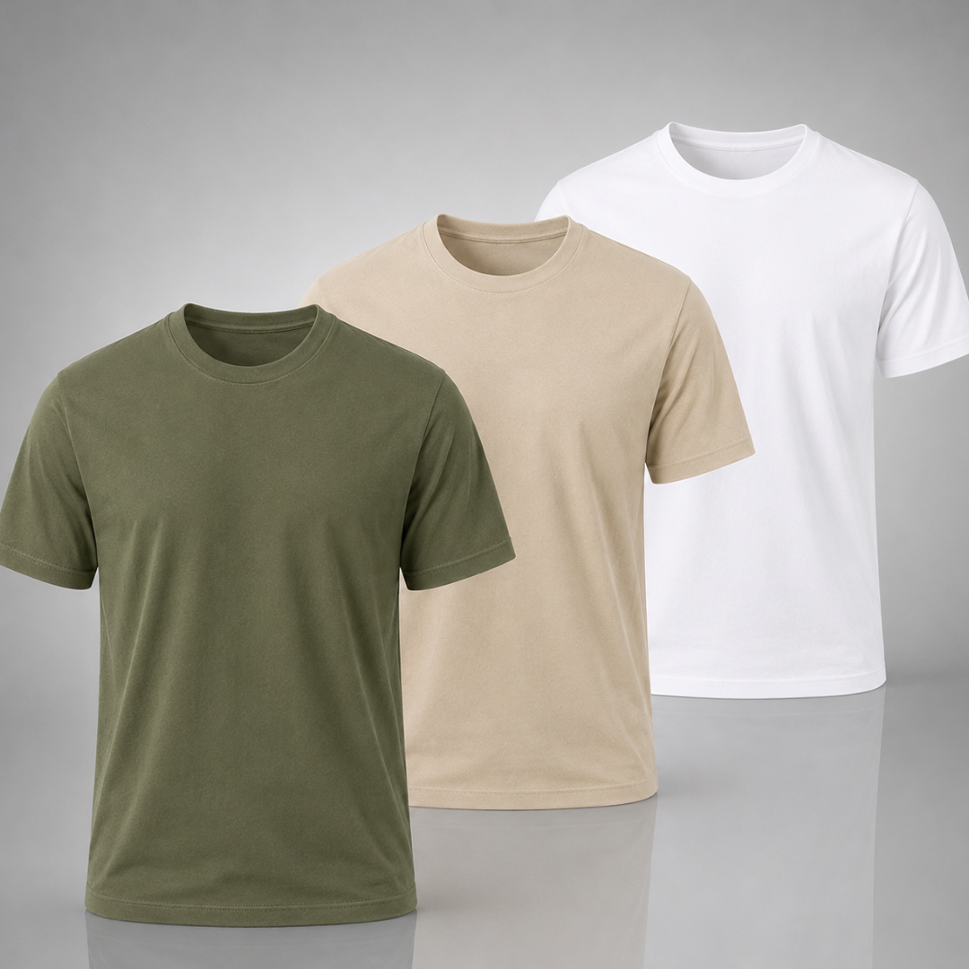 Set: 3 Premium T-Shirts – Klassisch und Komfortabel